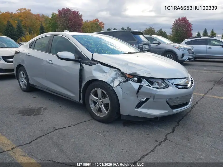 2017 Chevrolet Volt Lt VIN 1G1RA6S53HU102339 фото 2