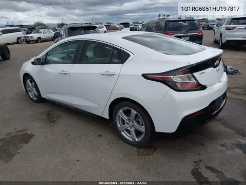 2017 Chevrolet Volt Lt VIN 1G1RC6S51HU197817 фото 3