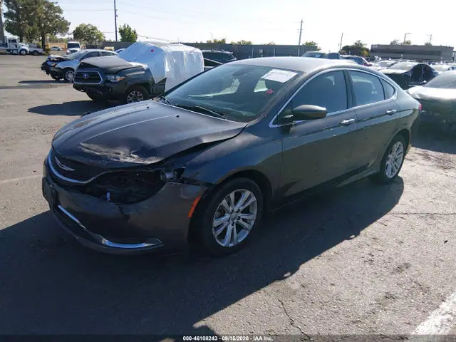 1C3CCCAB3FN622839 — 2015 Chrysler 200 Limited, фото 2 с аукциона IAAI 30.09.2026, Передняя часть