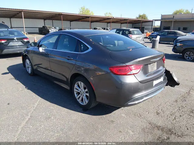 1C3CCCAB3FN622839 — 2015 Chrysler 200 Limited, фото 3 с аукциона IAAI 30.09.2026, Передняя часть
