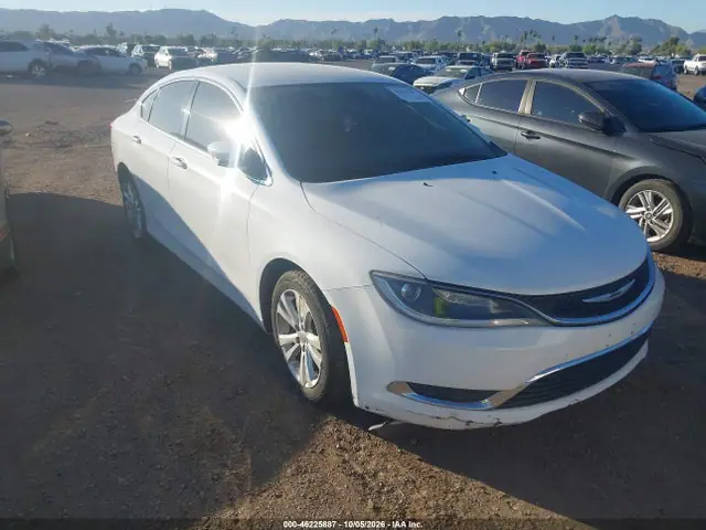 1C3CCCAB7FN660302 — 2015 Chrysler 200 Limited, Не указано (Unknown), фото до ремонта
