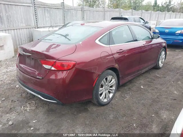 1C3CCCAB7GN140280 — 2016 Chrysler 200 Limited, фото 4 с аукциона IAAI 14.10.2026, Передняя часть