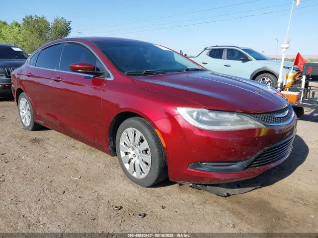 2016 Chrysler 200 LX VIN 1C3CCCFB3GN158302 фото 1