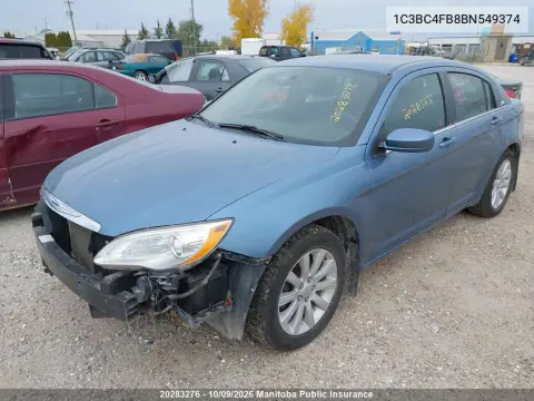 2011 Chrysler 200 Lx VIN 1C3BC4FB8BN549374 фото 3