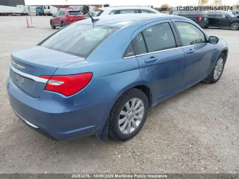 2011 Chrysler 200 Lx VIN 1C3BC4FB8BN549374 фото 5