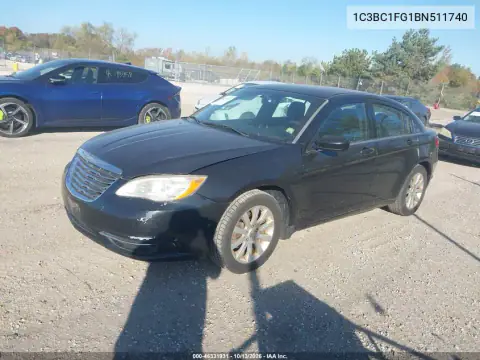 1C3BC1FG1BN511740 — 2011 Chrysler 200, фото 3 с аукциона IAAI, Естественный износ