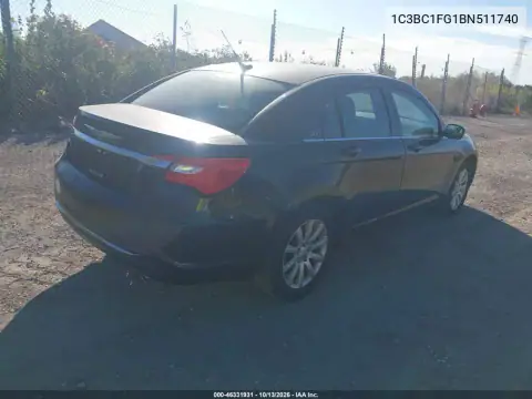 1C3BC1FG1BN511740 — 2011 Chrysler 200, фото 5 с аукциона IAAI, Естественный износ