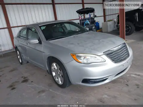 1C3CCBBB8CN211098 — 2012 Chrysler 200, фото 2 с аукциона IAAI, Задняя часть