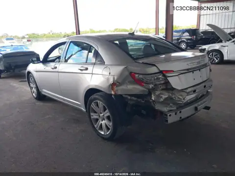 1C3CCBBB8CN211098 — 2012 Chrysler 200, фото 4 с аукциона IAAI, Задняя часть