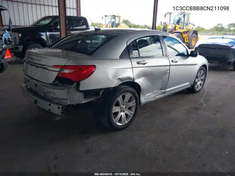 1C3CCBBB8CN211098 — 2012 Chrysler 200, фото 5 с аукциона IAAI, Задняя часть