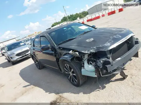 1C3CCBBGXCN302854 — 2012 Chrysler 200, Передняя часть, фото до ремонта