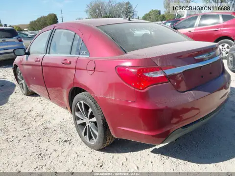 2012 Chrysler 200 S VIN 1C3CCBHGXCN116688 фото 3