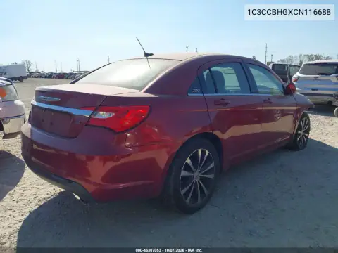 2012 Chrysler 200 S VIN 1C3CCBHGXCN116688 фото 4