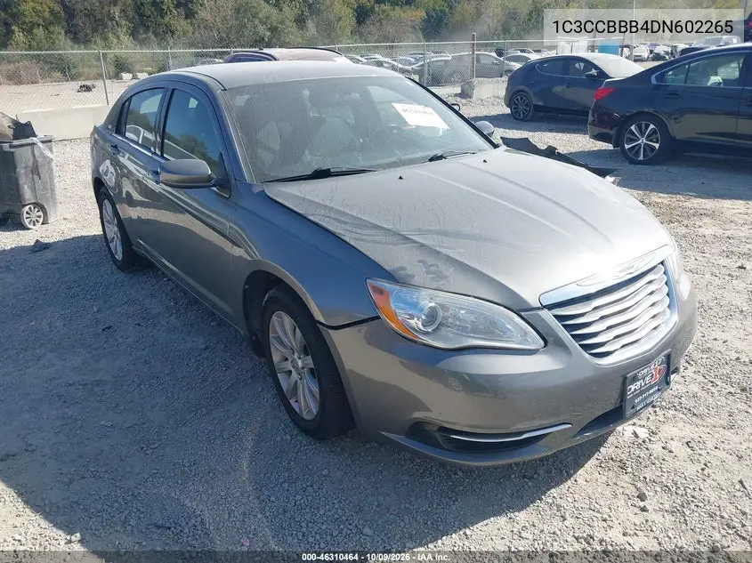 2013 Chrysler 200 Touring VIN 1C3CCBBB4DN602265 фото 1