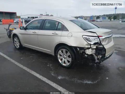 1C3CCBBB2DN611756 — 2013 Chrysler 200, фото 4 с аукциона IAAI, Задняя часть слева
