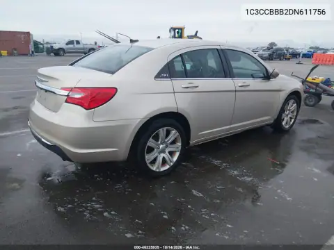 1C3CCBBB2DN611756 — 2013 Chrysler 200, фото 5 с аукциона IAAI, Задняя часть слева