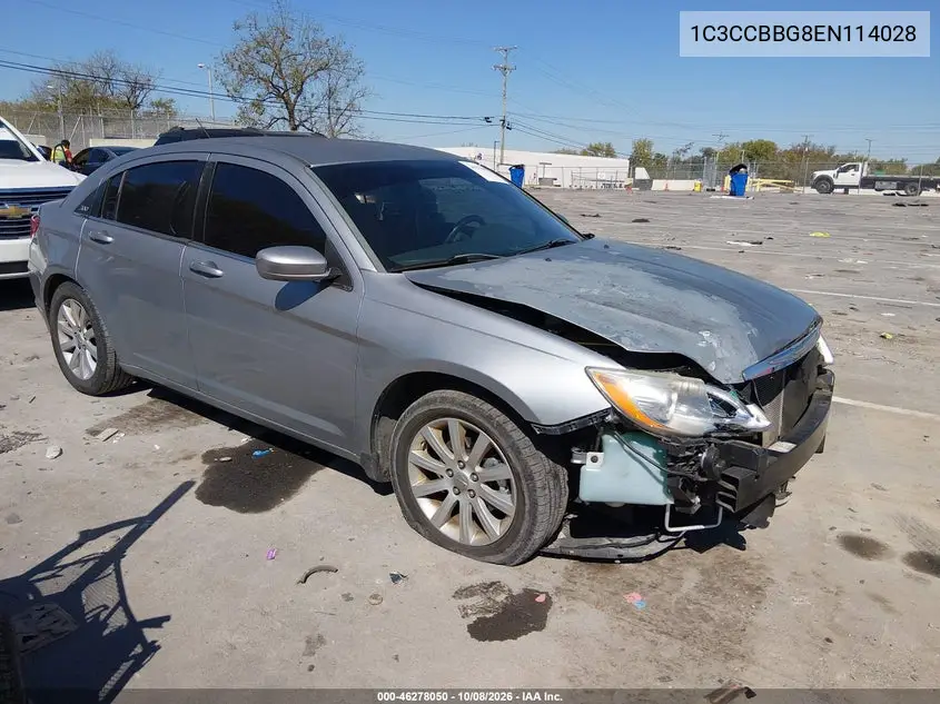 2014 Chrysler 200 Touring VIN 1C3CCBBG8EN114028 фото 2