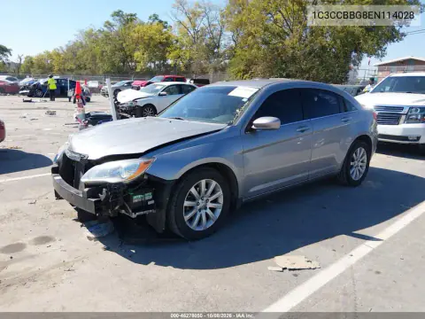 2014 Chrysler 200 Touring VIN 1C3CCBBG8EN114028 фото 3