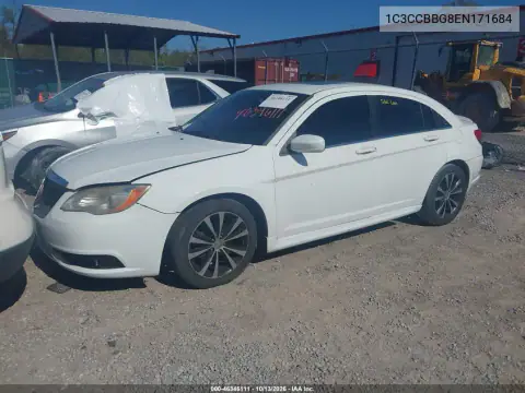 1C3CCBBG8EN171684 — 2014 Chrysler 200, фото 3 с аукциона IAAI, Повреждения со всех сторон