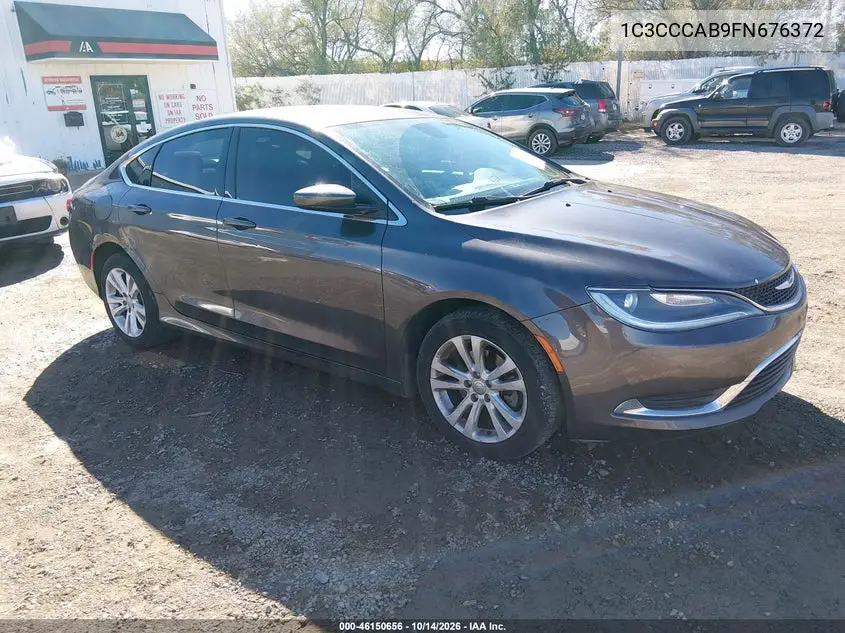 1C3CCCAB9FN676372 — 2015 Chrysler 200, фото 2 с аукциона IAAI, Правый бок