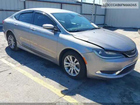 1C3CCCAB6FN666365 — 2015 Chrysler 200, Передняя часть, фото до ремонта