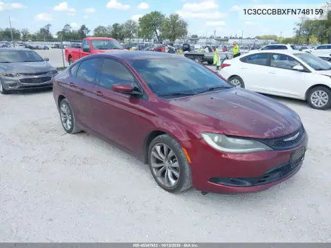 1C3CCCBBXFN748159 — 2015 Chrysler 200, Левая сторона, фото до ремонта
