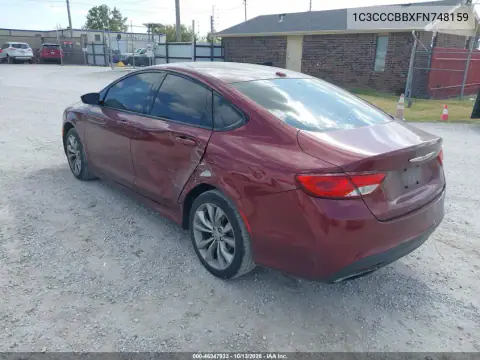 1C3CCCBBXFN748159 — 2015 Chrysler 200, фото 4 с аукциона IAAI, Левый бок