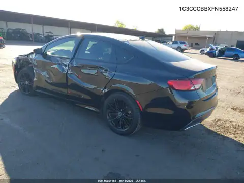 1C3CCCBBXFN558247 — 2015 Chrysler 200, фото 4 с аукциона IAAI, Боковая часть