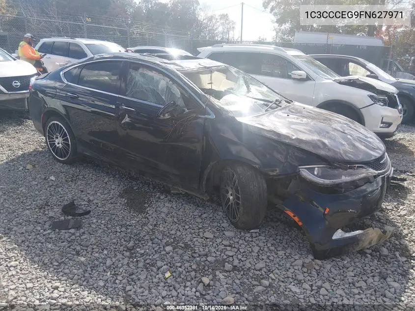1C3CCCEG9FN627971 Chrysler 200 2015 — повреждение Передняя часть, фото до ремонта