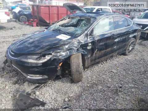 1C3CCCEG9FN627971 — 2015 Chrysler 200, фото 2 с аукциона IAAI, Передняя часть