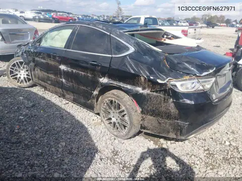 1C3CCCEG9FN627971 — 2015 Chrysler 200, фото 3 с аукциона IAAI, Передняя часть