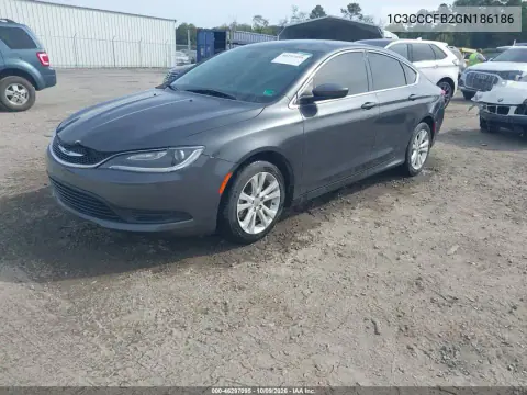 2016 Chrysler 200 Touring VIN 1C3CCCFB2GN186186 фото 3