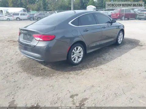 2016 Chrysler 200 Touring VIN 1C3CCCFB2GN186186 фото 5