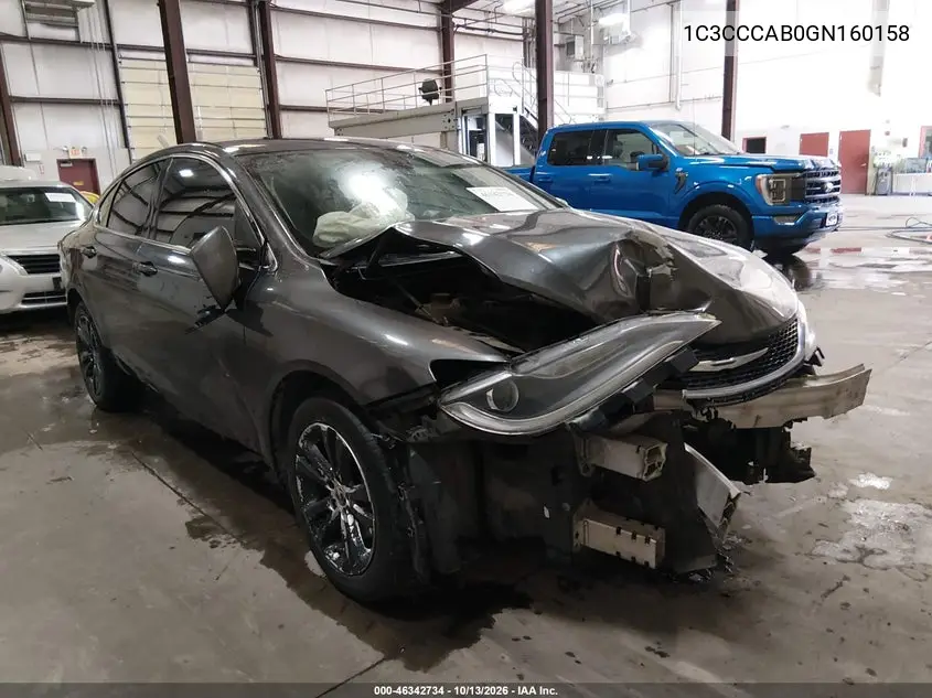 2016 Chrysler 200 Limited VIN 1C3CCCAB0GN160158 фото 2