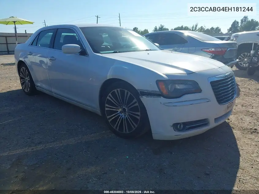 2014 Chrysler 300 300S VIN 2C3CCABG4EH181244 фото 2