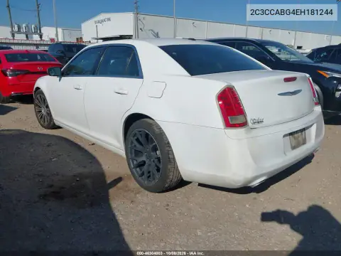 2014 Chrysler 300 300S VIN 2C3CCABG4EH181244 фото 4
