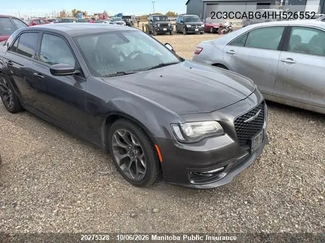 2017 Chrysler 300 S VIN 2C3CCABG4HH526552 фото 1