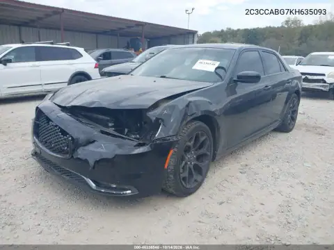 2C3CCABG7KH635093 — 2019 Chrysler 300, фото 3 с аукциона IAAI, Передняя часть