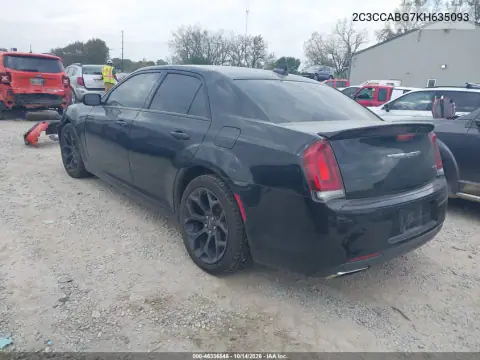 2C3CCABG7KH635093 — 2019 Chrysler 300, фото 4 с аукциона IAAI, Передняя часть