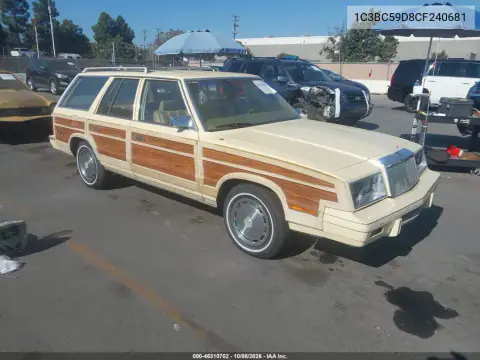 1982 Chrysler Lebaron Town And Country VIN 1C3BC59D8CF240681 фото 2