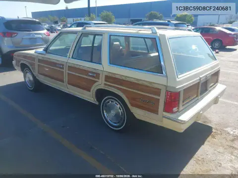 1982 Chrysler Lebaron Town And Country VIN 1C3BC59D8CF240681 фото 4