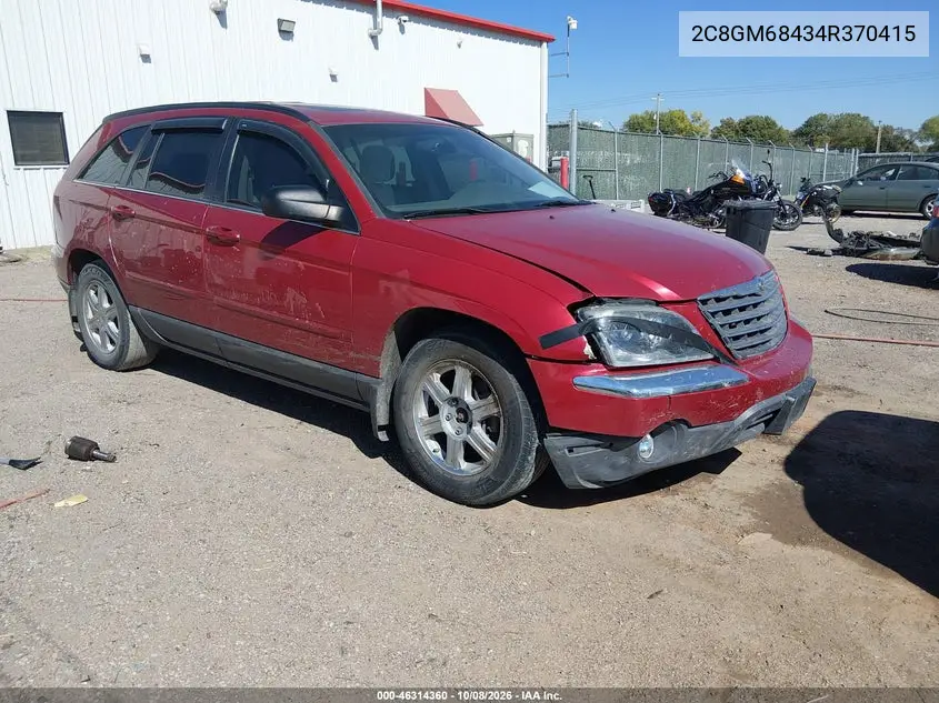 2004 Chrysler Pacifica VIN 2C8GM68434R370415 фото 2