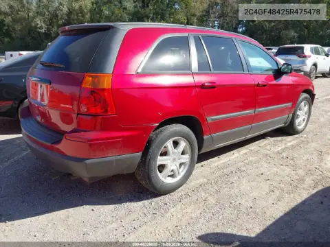 2005 Chrysler Pacifica VIN 2C4GF48425R475478 фото 5