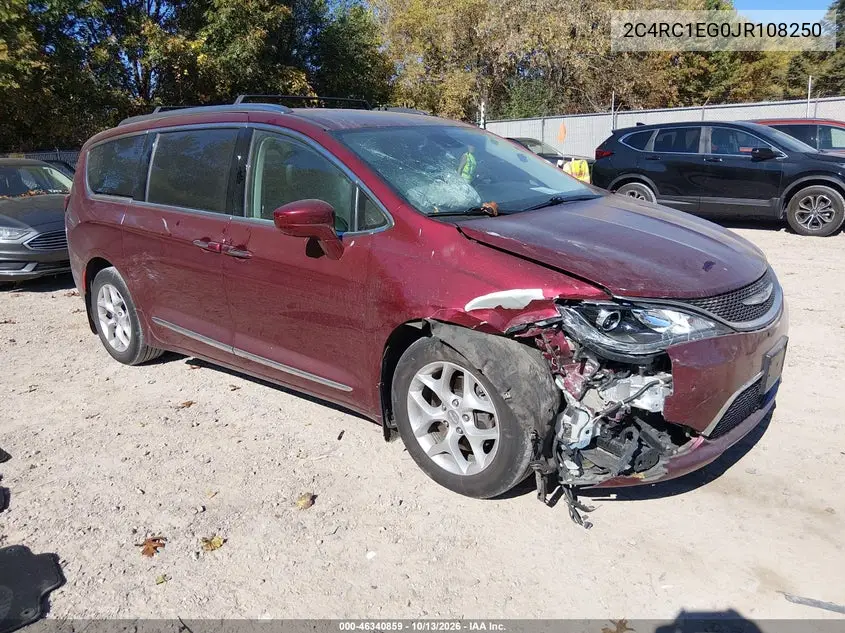 2C4RC1EG0JR108250 — 2018 Chrysler Pacifica, фото 2 с аукциона IAAI, Передняя часть