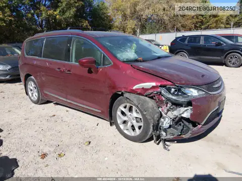 2C4RC1EG0JR108250 — 2018 Chrysler Pacifica, Передняя часть, фото до ремонта