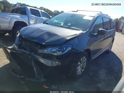 2019 Chrysler Pacifica Touring L VIN 2C4RC1BG2KR650438 фото 2