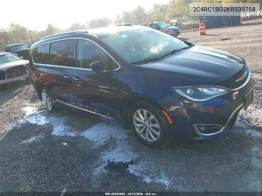 2019 Chrysler Pacifica Touring L VIN 2C4RC1BG2KR539758 фото 1