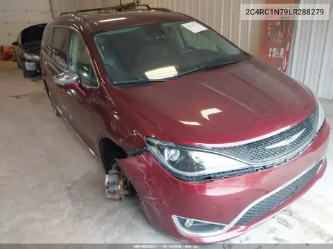 2C4RC1N79LR288279 — 2020 Chrysler Pacifica, Передняя часть, фото до ремонта
