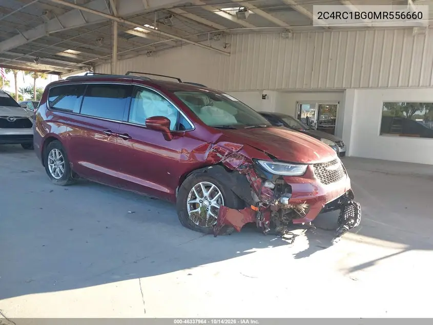 2C4RC1BG0MR556660 Chrysler Pacifica 2021 — повреждение Передняя часть, фото до ремонта