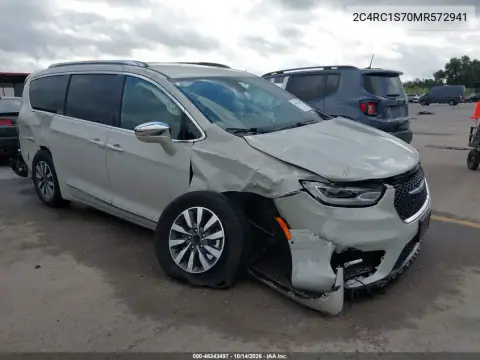 2C4RC1S70MR572941 — 2021 Chrysler Pacifica, Повреждения со всех сторон, фото до ремонта